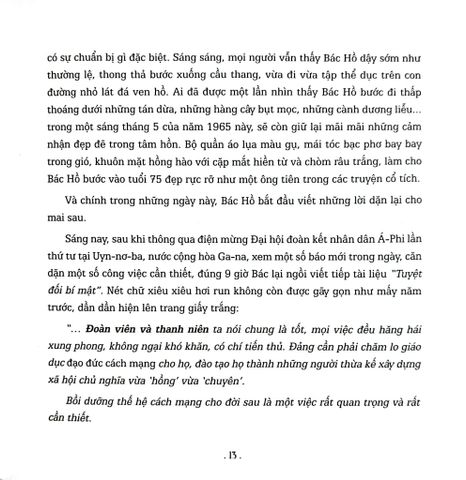  Bác Hồ Viết Di Chúc Và Di Chúc Của Bác Hồ  - Hồi kí Vũ Kỳ, Thế Kỷ 