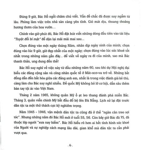  Bác Hồ Viết Di Chúc Và Di Chúc Của Bác Hồ  - Hồi kí Vũ Kỳ, Thế Kỷ 