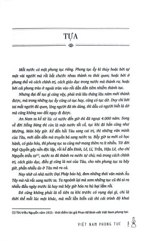  Việt Nam Phong Tục - Phan Kế Bính 