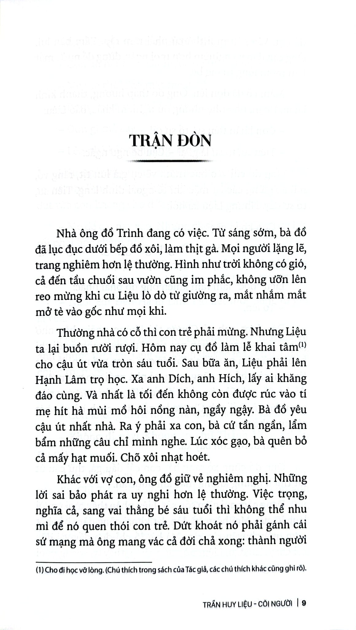 Trần Huy Liệu - Cõi Người - 
Trần Chiến
