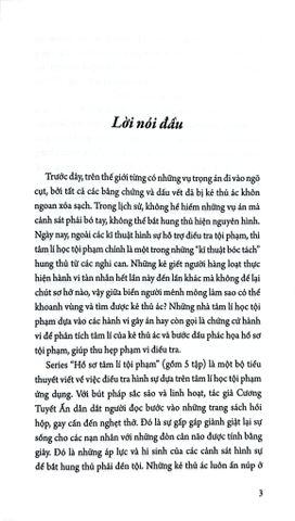  Hồ Sơ Tâm Lí Tội Phạm - Tập 3 - Cương Tuyết Ấn 
