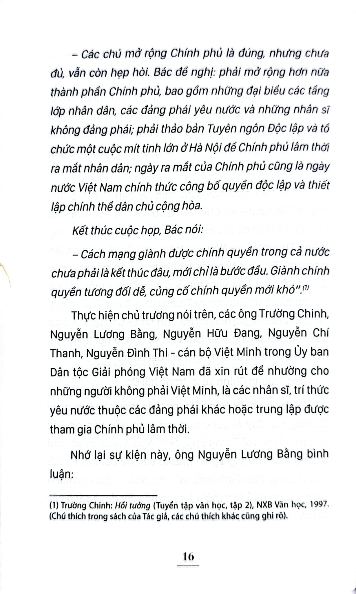 Chân Dung 15 Vị Bộ Trưởng Chính Phủ Lâm Thời Nước Việt Nam Dân Chủ Cộng Hòa (8.1945) - Kiều Mai Sơn
