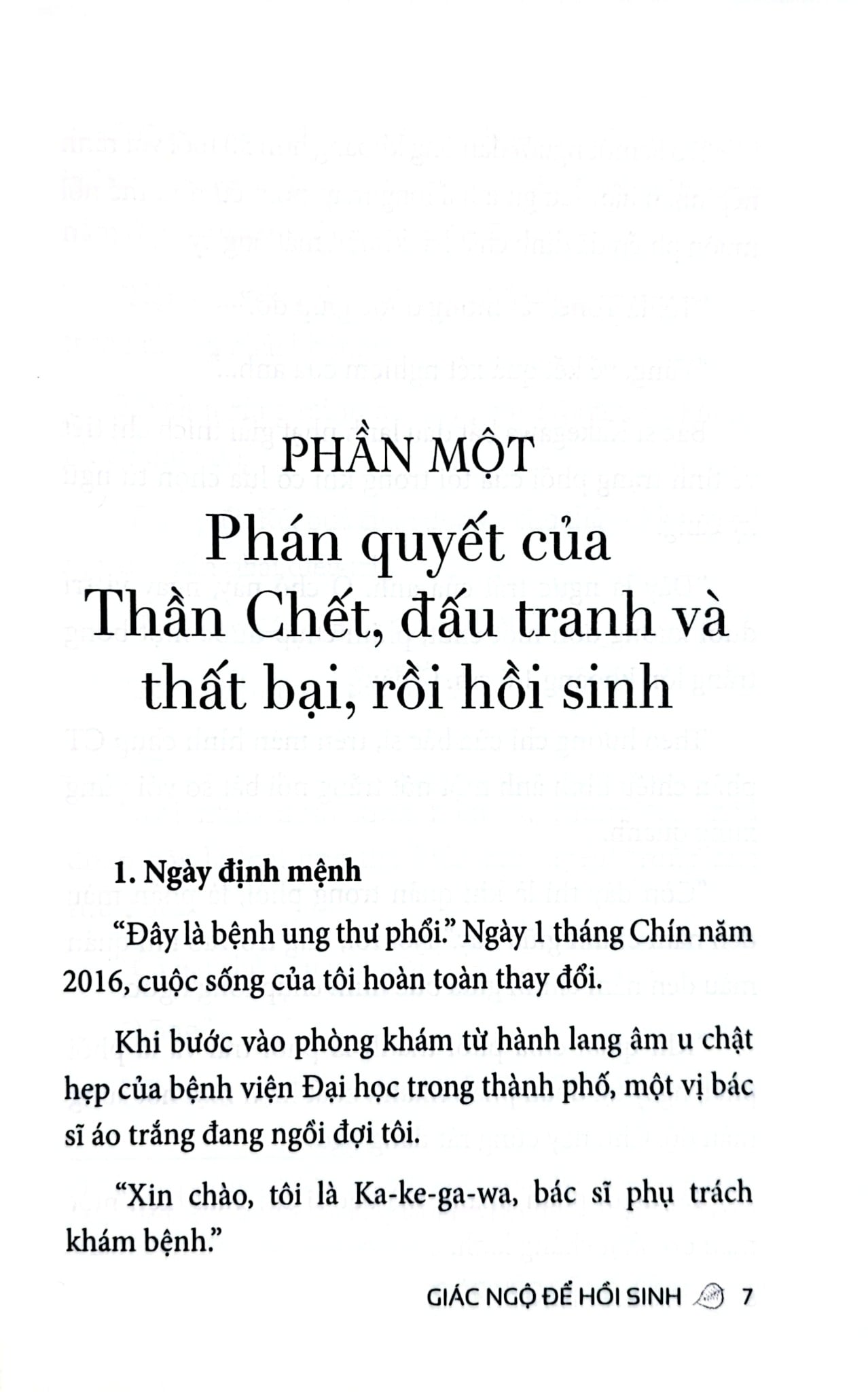 Giác Ngộ Để Hồi Sinh - Takeshi Tone
