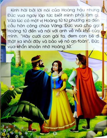  Combo 3 Cuốn Những Câu Chuyện Nổi Tiếng Thế Giới ( Công Chúa Vàng Và Hoàng Hậu Bạc + Công Chúa Và Hoàng Tử Rồng Xanh + Công Chúa Và Chim Vàng ) 
