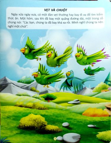  Combo 3 Cuốn Những Câu Chuyện Đạo Đức Đặc Sắc ( Vẹt Và Chuột + Thiên Nga Thông Thái + Chim Và Khỉ ) 