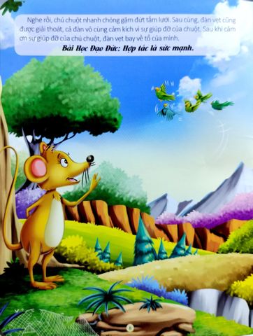  Combo 3 Cuốn Những Câu Chuyện Đạo Đức Đặc Sắc ( Vẹt Và Chuột + Thiên Nga Thông Thái + Chim Và Khỉ ) 