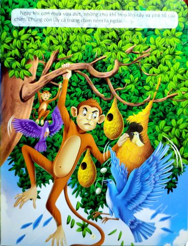  Combo 3 Cuốn Những Câu Chuyện Đạo Đức Đặc Sắc ( Vẹt Và Chuột + Thiên Nga Thông Thái + Chim Và Khỉ ) 