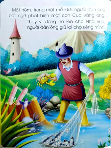 Combo 3 Cuốn Những Câu Chuyện Nổi Tiếng Thế Giới ( Hoàng Tử Và Công Chúa Mật Ong + Hoàng Tử Và Chuông Thần + Hoàng Tử Cua Vàng ) 