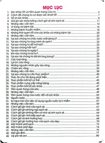  Combo 6 Cuốn Kiến Thức Và Kỹ Năng Dành Cho Học Sinh ( Chăm Sóc Sức Khỏe + Sức Khỏe Và Bệnh Thường Gặp + Những Việc Cần Làm + Giữ Gìn Vệ Sinh + Thể Dục, Vui Chơi, Nghỉ Ngơi, Ăn Uống + An Toàn Ở Nhà, Ra Đường, Trong Trường ) 