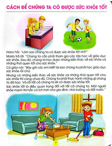  Combo 6 Cuốn Kiến Thức Và Kỹ Năng Dành Cho Học Sinh ( Chăm Sóc Sức Khỏe + Sức Khỏe Và Bệnh Thường Gặp + Những Việc Cần Làm + Giữ Gìn Vệ Sinh + Thể Dục, Vui Chơi, Nghỉ Ngơi, Ăn Uống + An Toàn Ở Nhà, Ra Đường, Trong Trường ) 