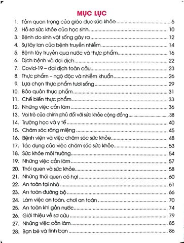  Combo 6 Cuốn Kiến Thức Và Kỹ Năng Dành Cho Học Sinh ( Chăm Sóc Sức Khỏe + Sức Khỏe Và Bệnh Thường Gặp + Những Việc Cần Làm + Giữ Gìn Vệ Sinh + Thể Dục, Vui Chơi, Nghỉ Ngơi, Ăn Uống + An Toàn Ở Nhà, Ra Đường, Trong Trường ) 