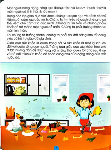  Combo 6 Cuốn Kiến Thức Và Kỹ Năng Dành Cho Học Sinh ( Chăm Sóc Sức Khỏe + Sức Khỏe Và Bệnh Thường Gặp + Những Việc Cần Làm + Giữ Gìn Vệ Sinh + Thể Dục, Vui Chơi, Nghỉ Ngơi, Ăn Uống + An Toàn Ở Nhà, Ra Đường, Trong Trường ) 