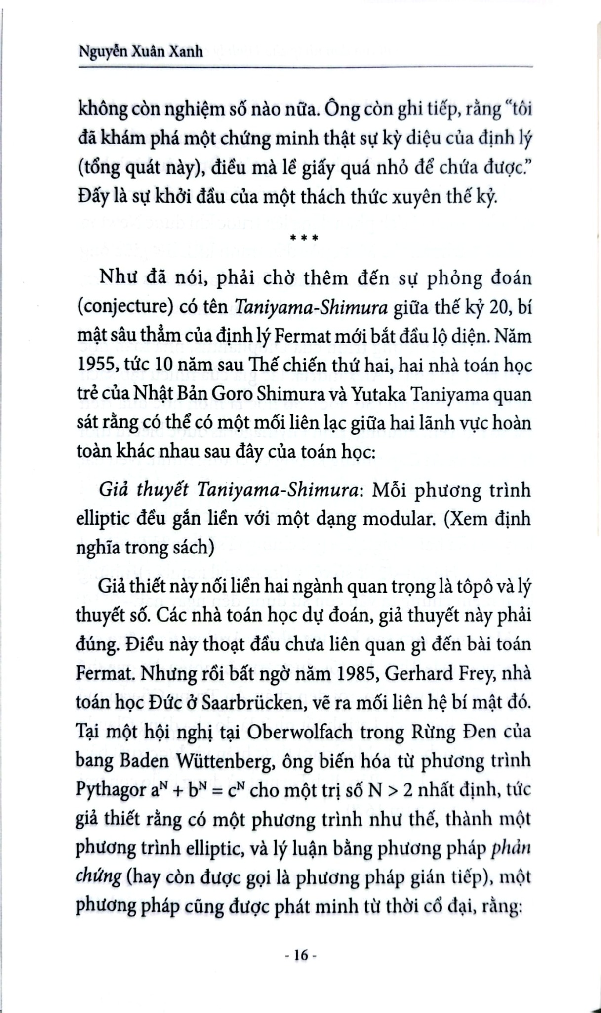 Định Lý Cuối Cùng Của Fermat - Lê Quang Ánh