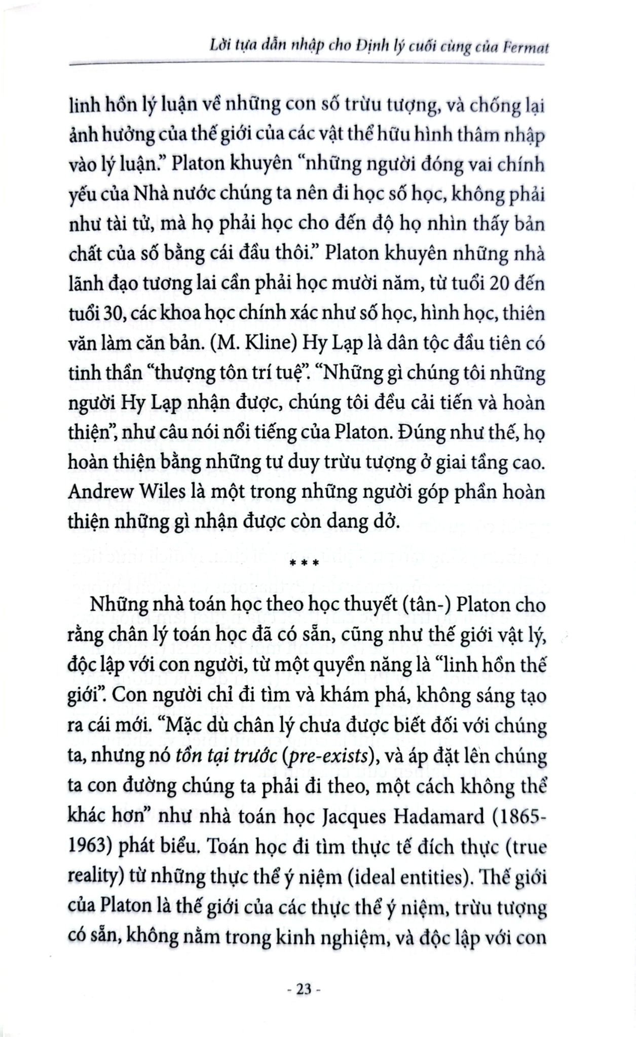 Định Lý Cuối Cùng Của Fermat - Lê Quang Ánh