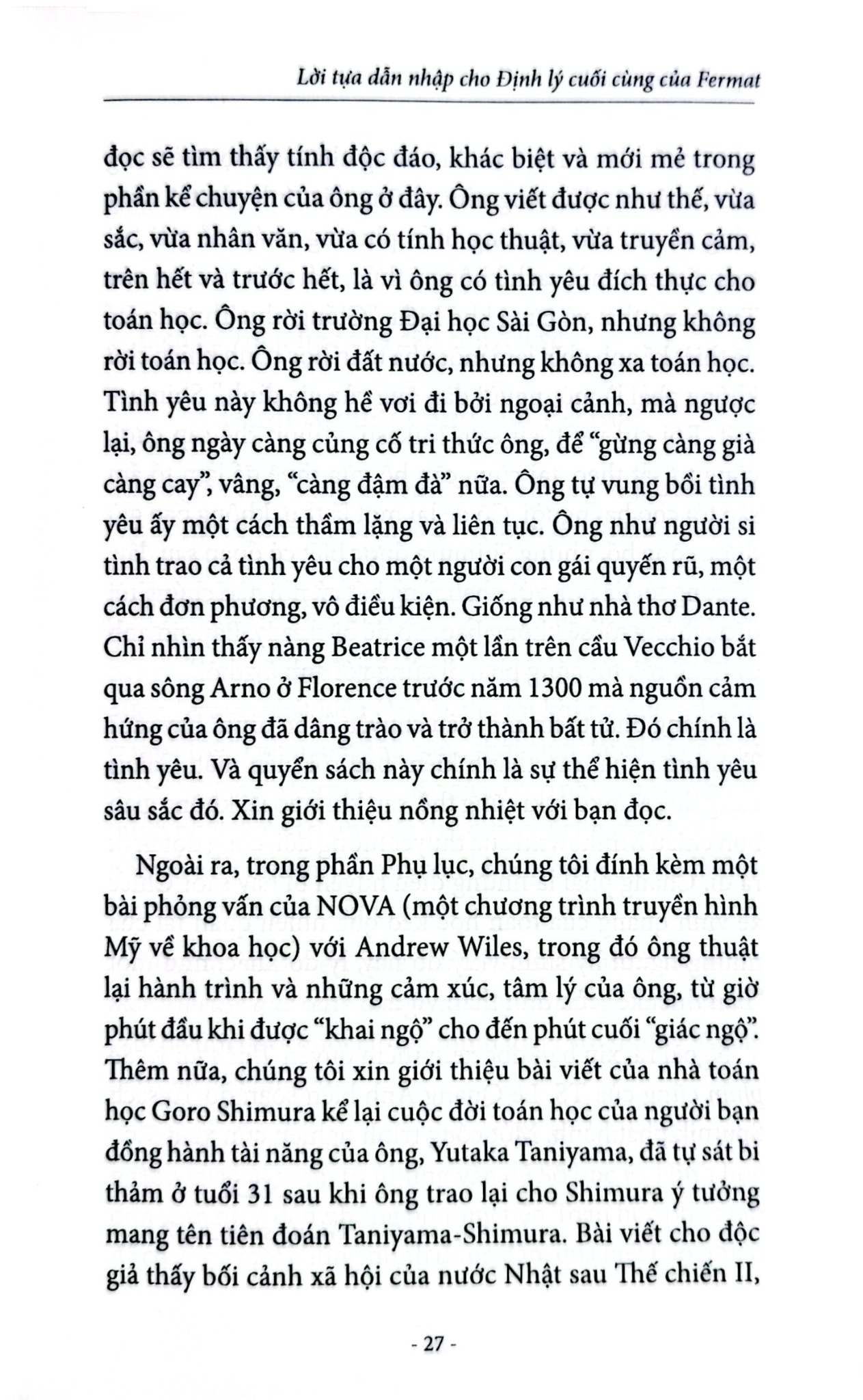 Định Lý Cuối Cùng Của Fermat - Lê Quang Ánh