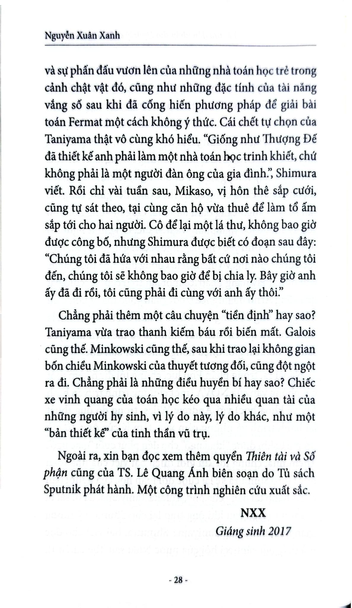 Định Lý Cuối Cùng Của Fermat - Lê Quang Ánh