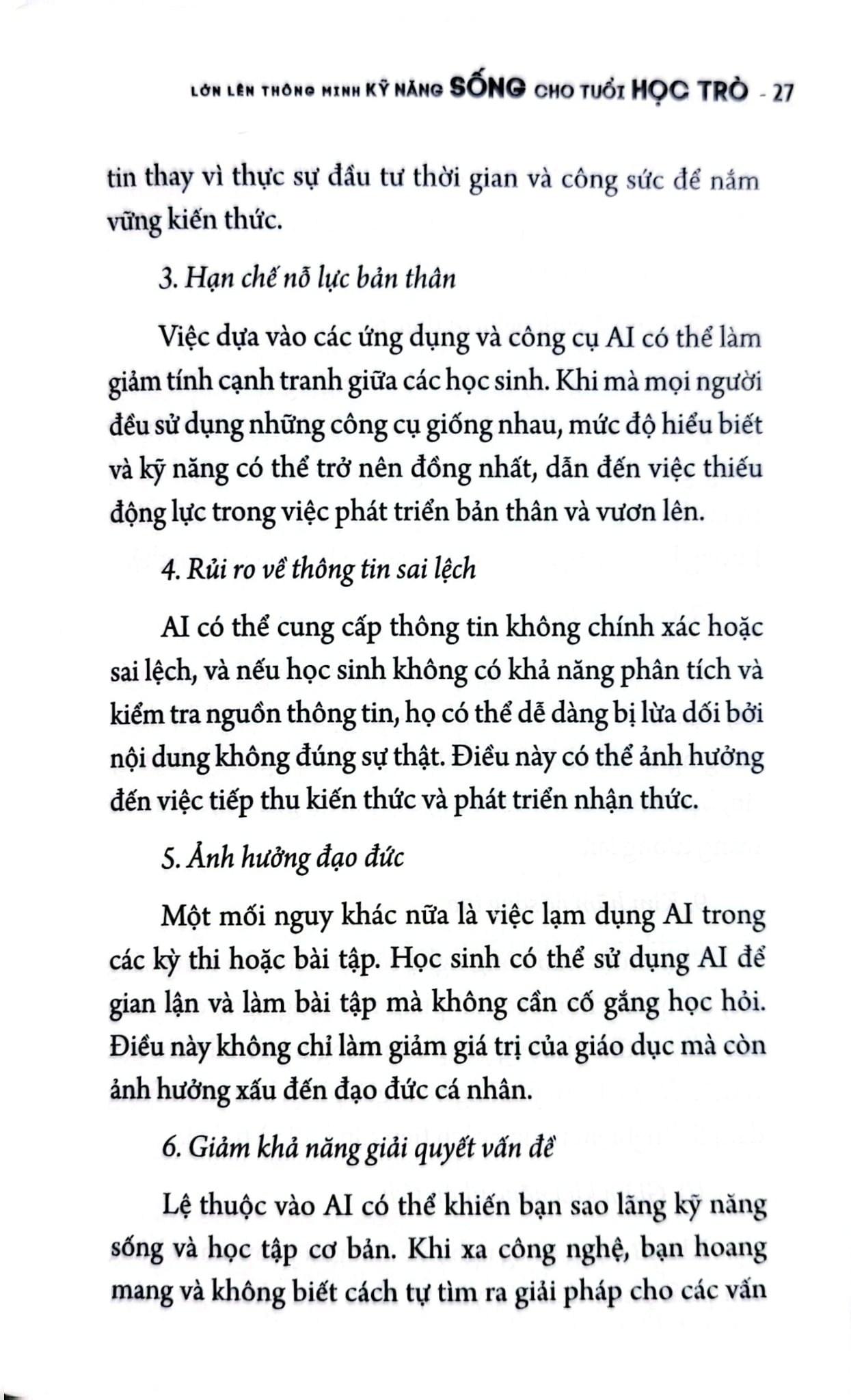 Lớn Lên Thông Minh - Kỹ Năng Sống Cho Tuổi Học Trò - Bảo Đạt - Tiến Sĩ Giáo Dục Đại Học Monash