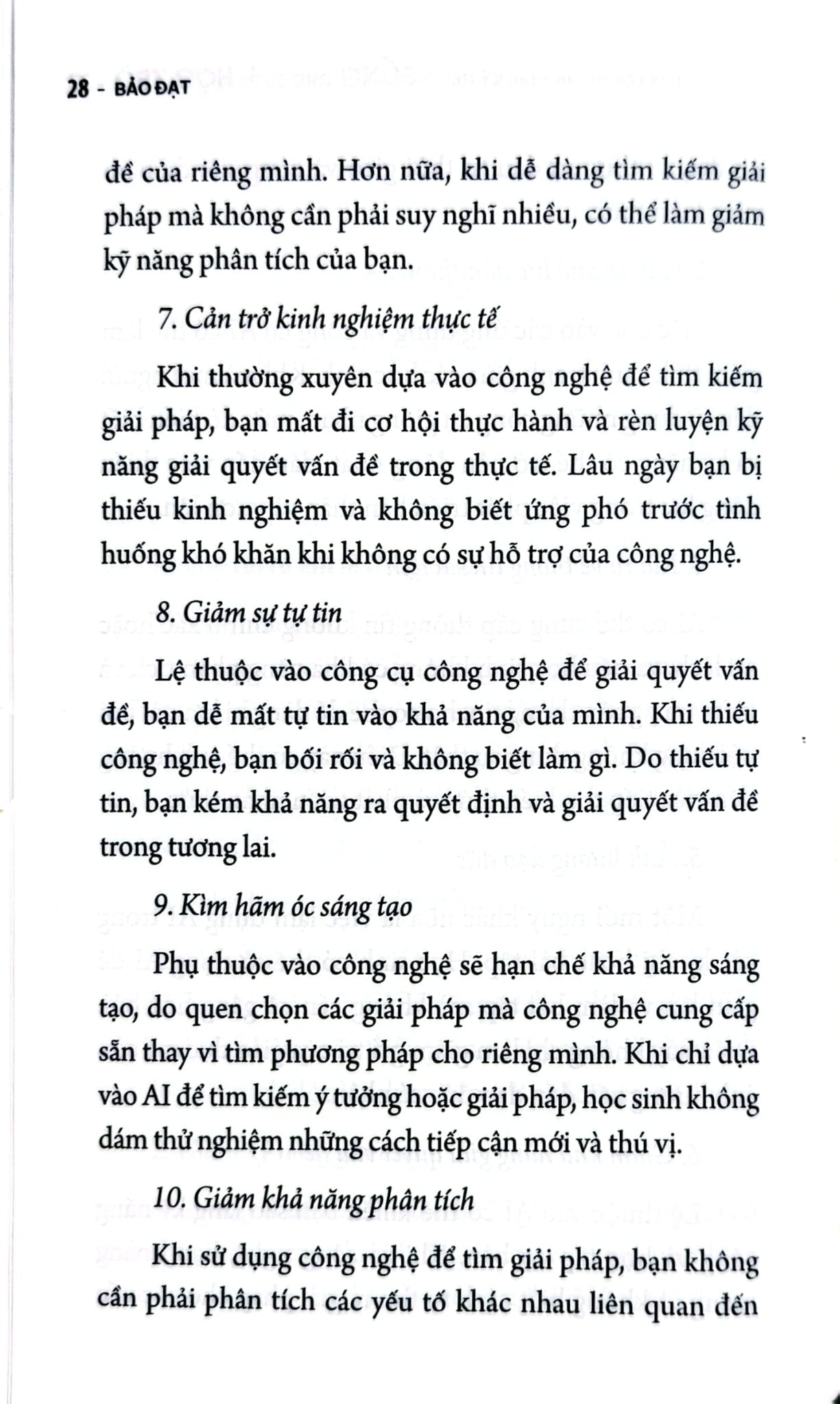 Lớn Lên Thông Minh - Kỹ Năng Sống Cho Tuổi Học Trò - Bảo Đạt - Tiến Sĩ Giáo Dục Đại Học Monash