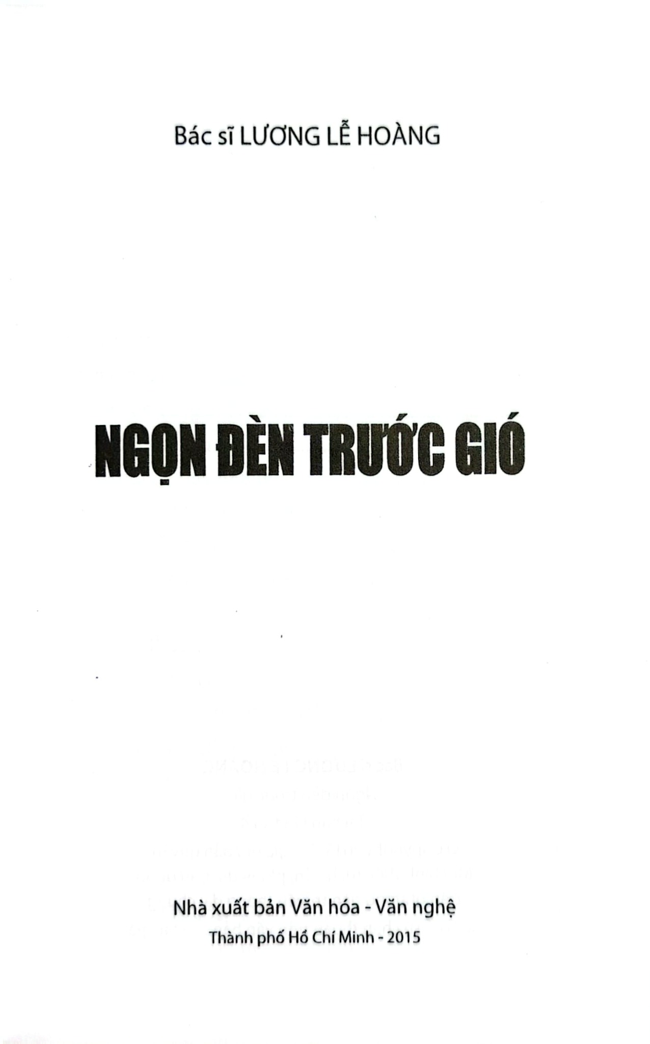 Ngọn Đèn Trước Gió  - BS. Lương Lễ Hoàng