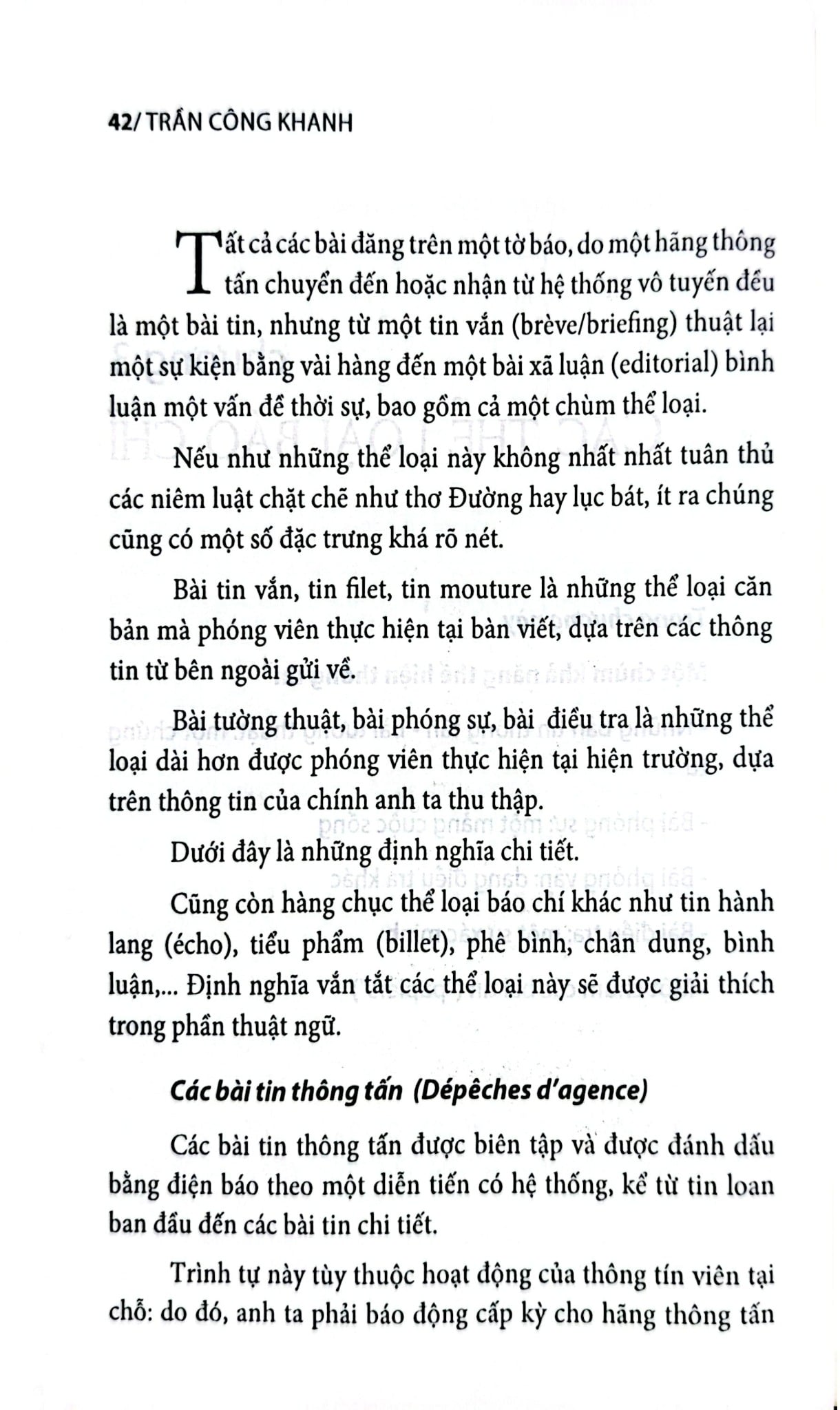 Những Gì Chưa Dạy Ở Trường Báo Chí - Trần Công Khanh