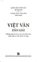 Việt Văn Dẫn Giải - Quốc Học Tùng San, Á Nam, Trần Tuấn Khải