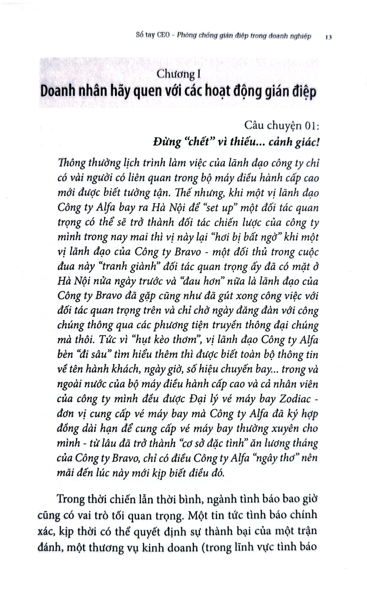 Sổ Tay Ceo - Phòng Chống Gián Điệp - Phan Minh Cường - Võ Thế Chương