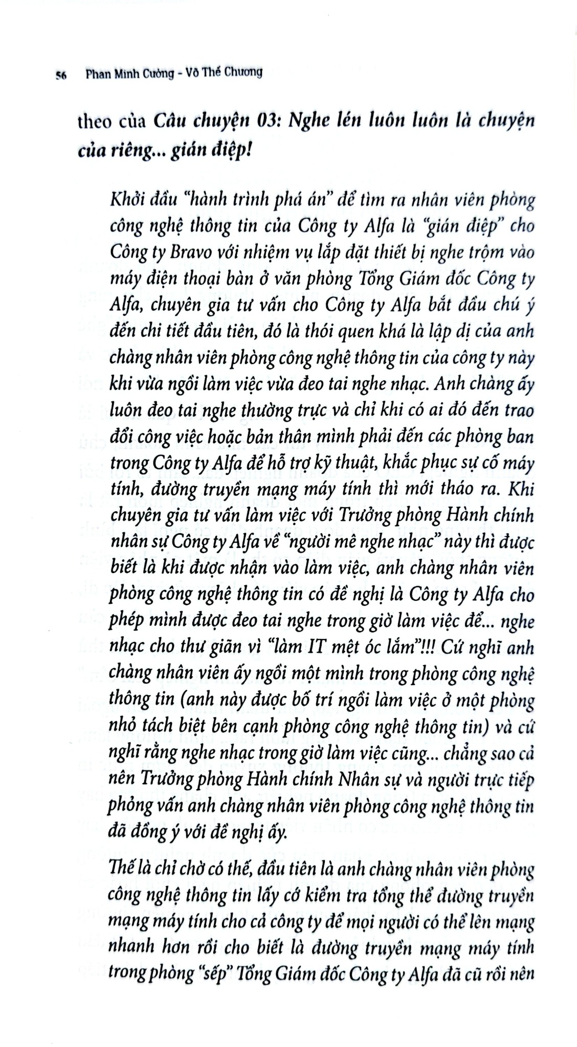 Sổ Tay Ceo - Phòng Chống Gián Điệp - Phan Minh Cường - Võ Thế Chương