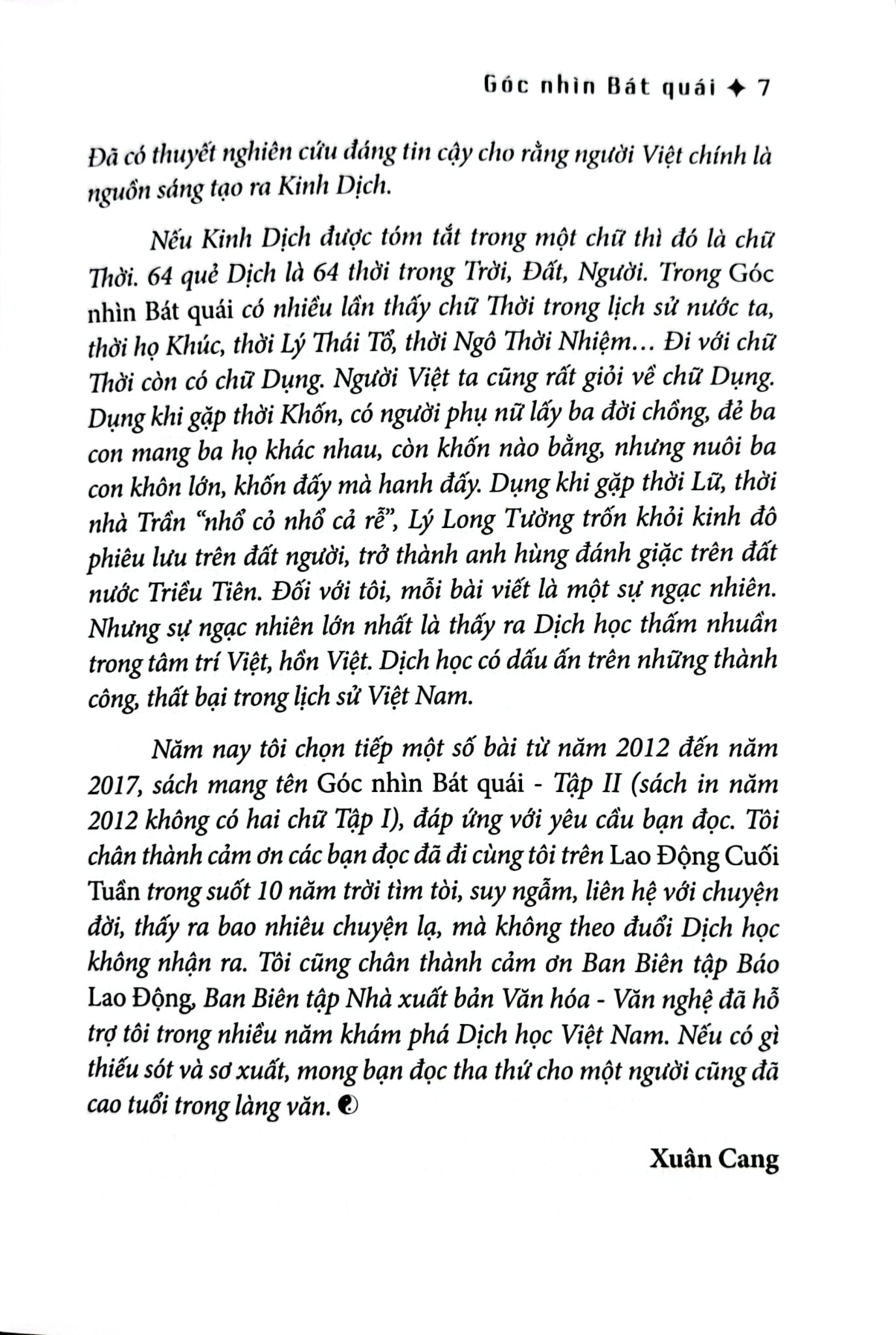 Góc Nhìn Bát Quái - Tập 2 - Xuân Cang