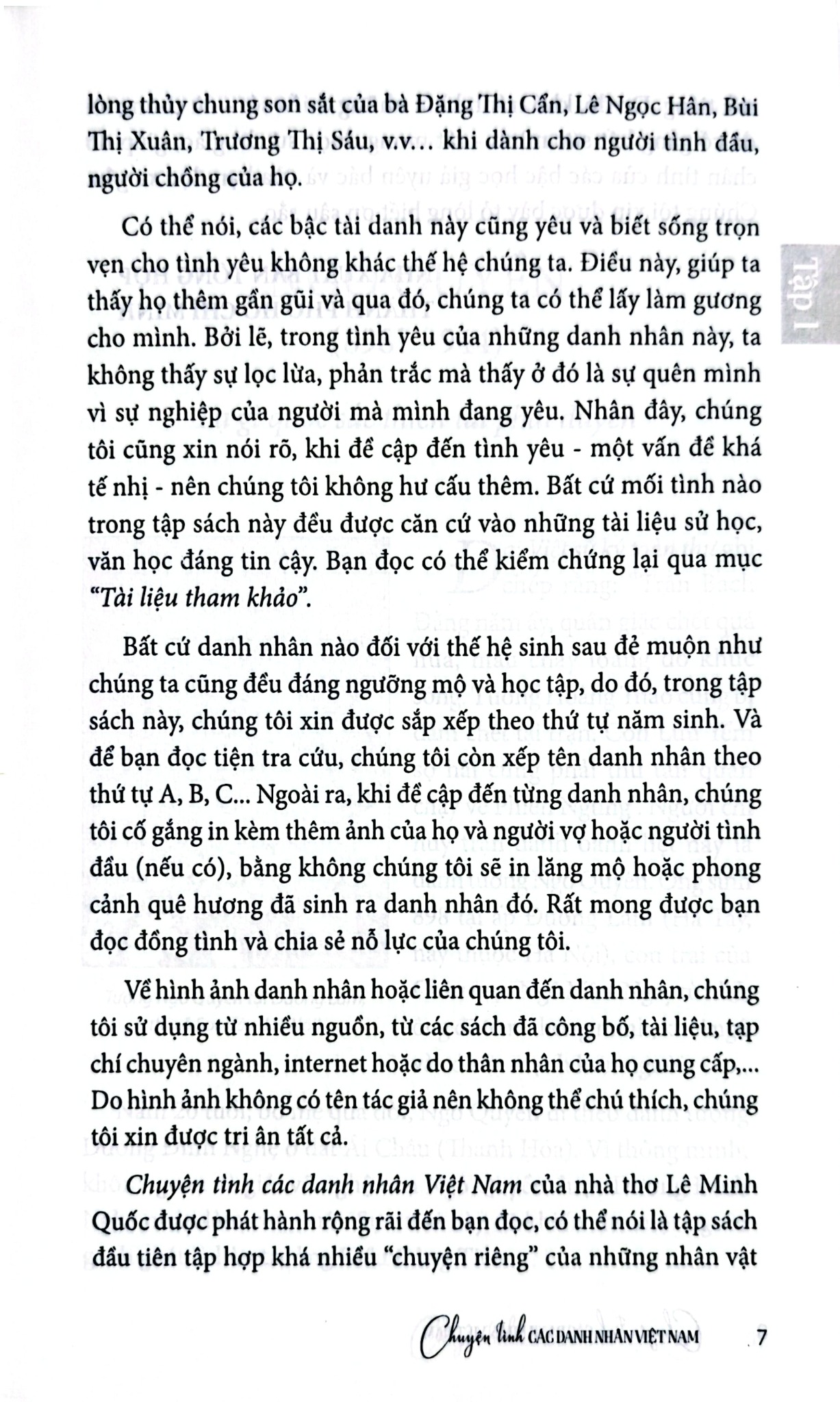 Chuyện Tình Các Danh Nhân Việt Nam - Tập 1 - Lê Minh Quốc