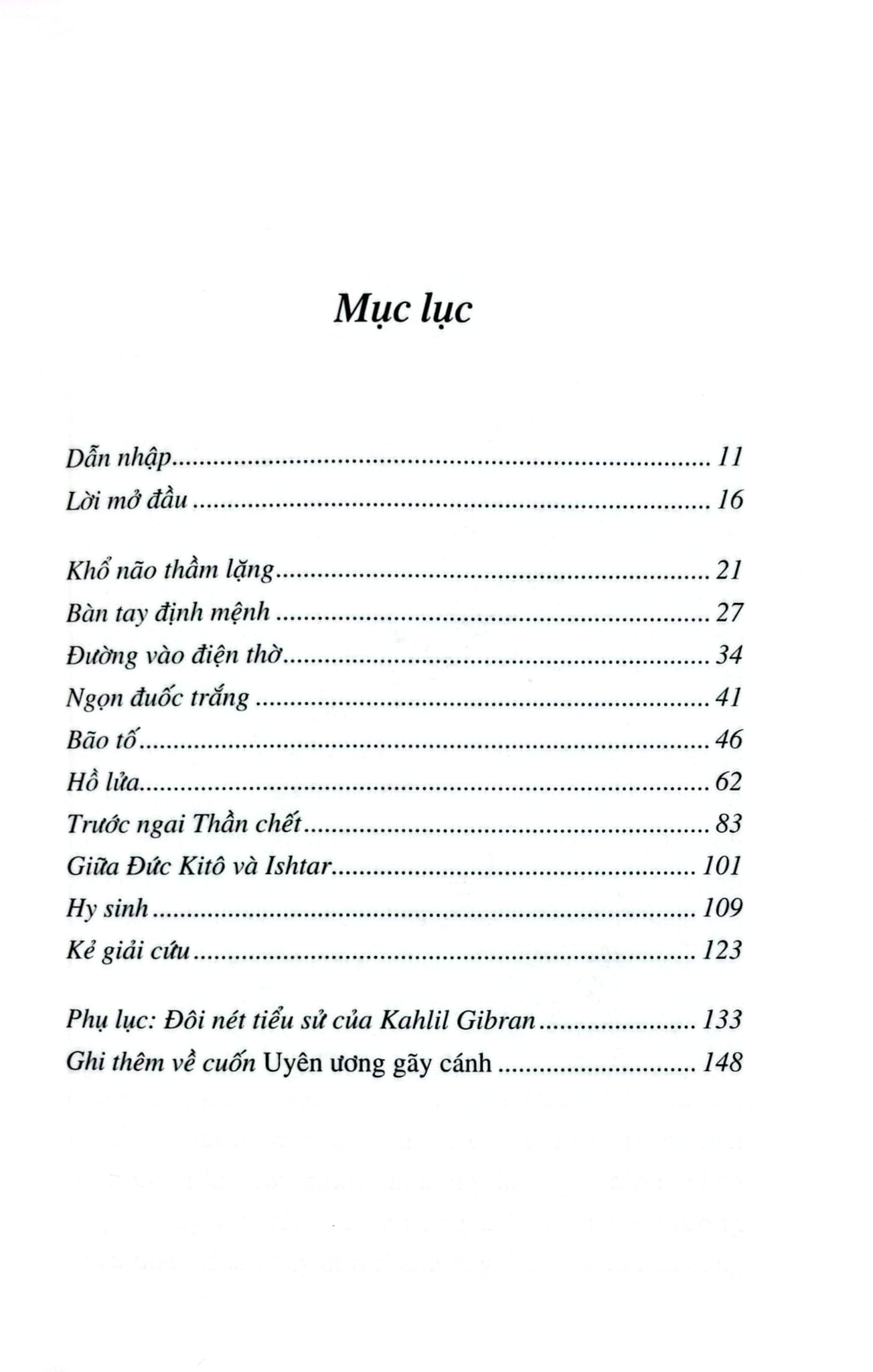Uyên Ương Gãy Cánh - Tủ Sách Đời Người - Kahlil Gibran