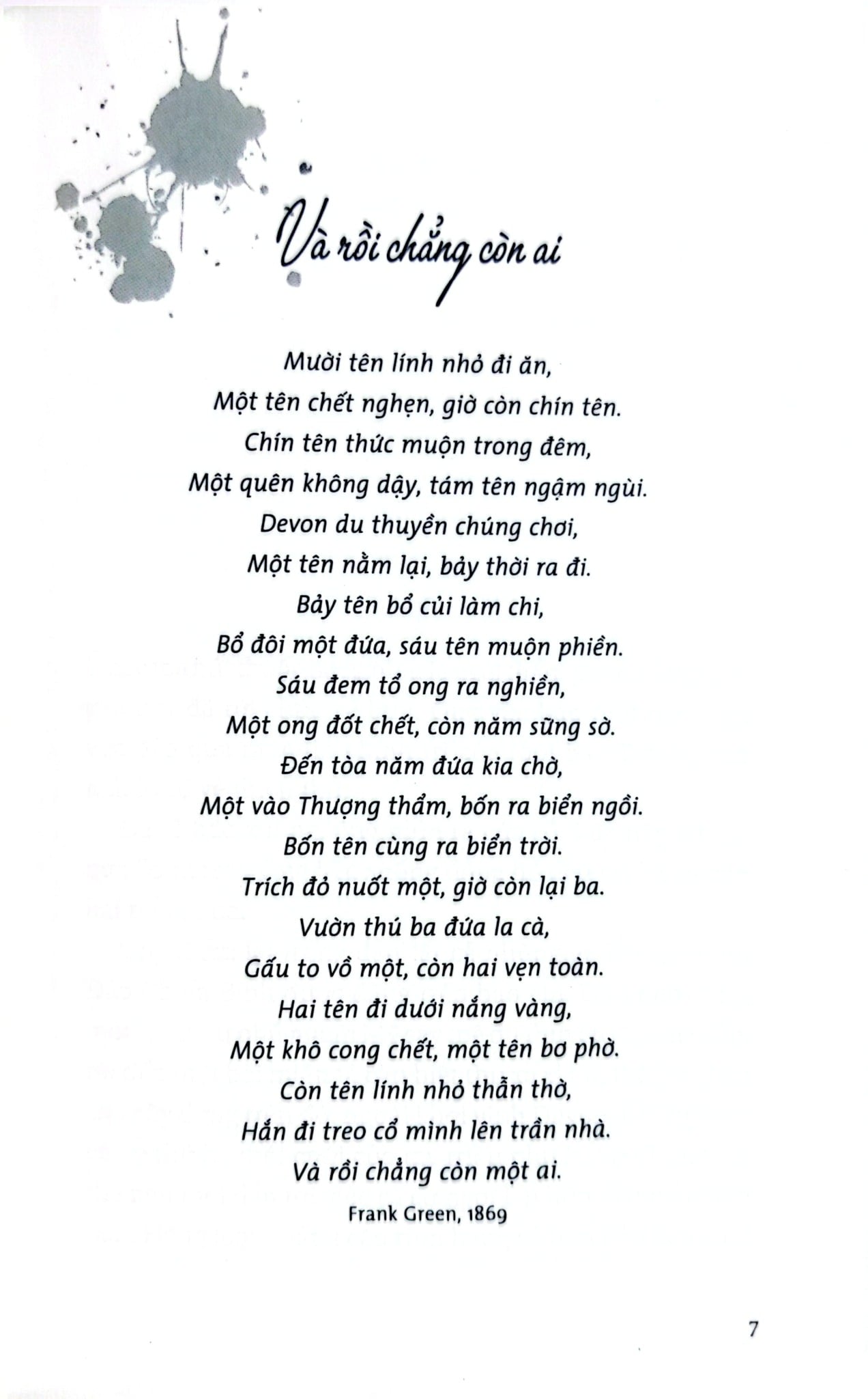 Và Rồi Chẳng Còn Ai - Agatha Christie