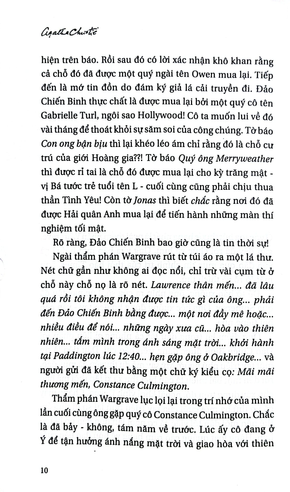 Và Rồi Chẳng Còn Ai - Agatha Christie