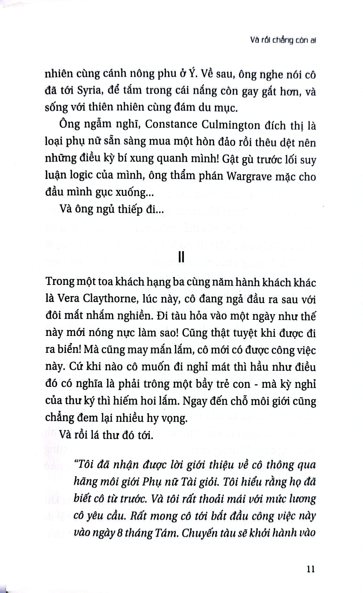 Và Rồi Chẳng Còn Ai - Agatha Christie