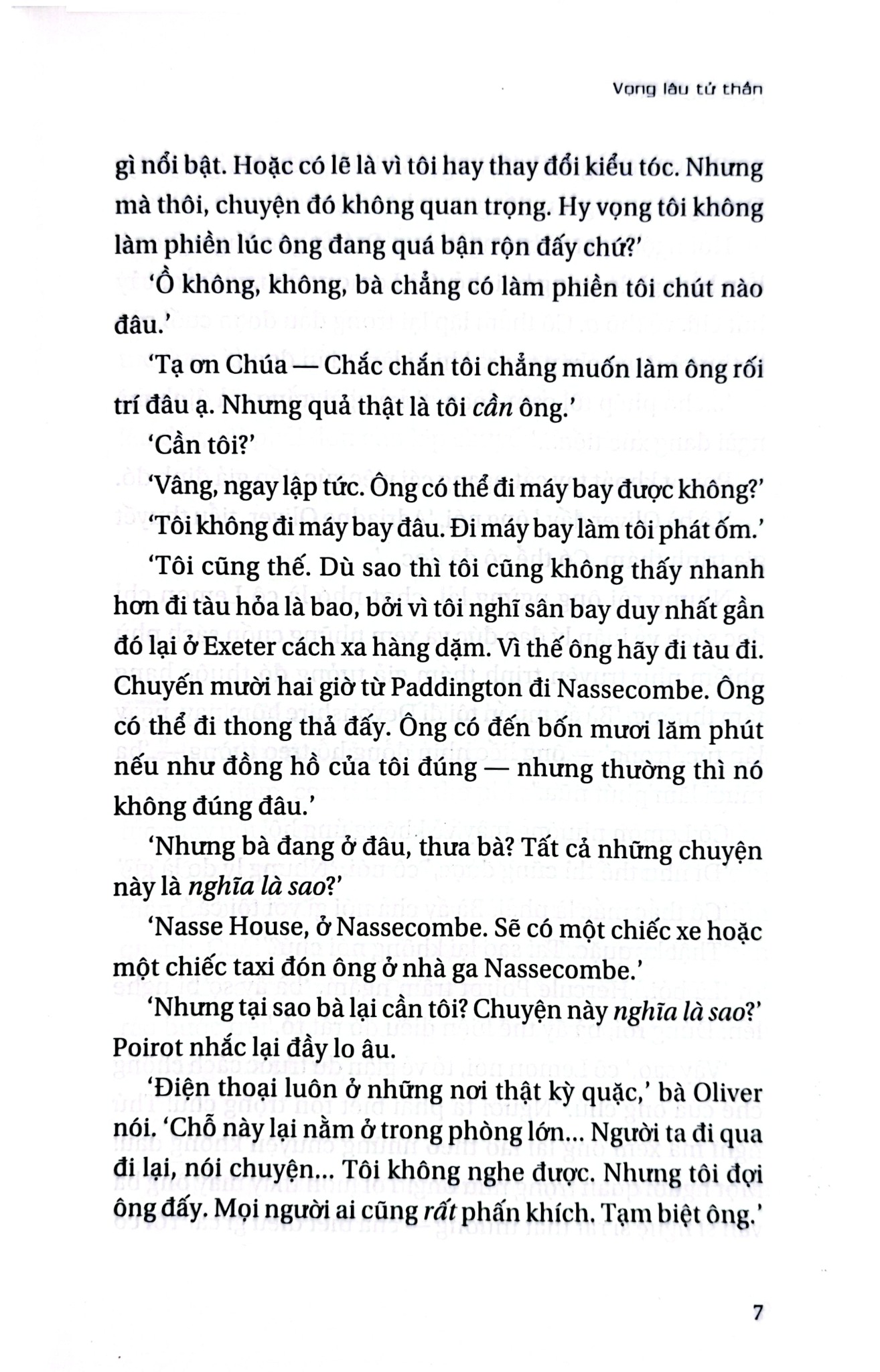 Vọng Lâu Tử Thần - Agatha Christie