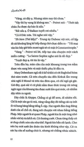  Combo 3 Quyển Của Tác Giả Agatha Christie Về Án Mạng ( Trên Sân Golf + Trên Sông Nile  + Trên Chuyến Tàu Tốc Hành Phương Đông ) 