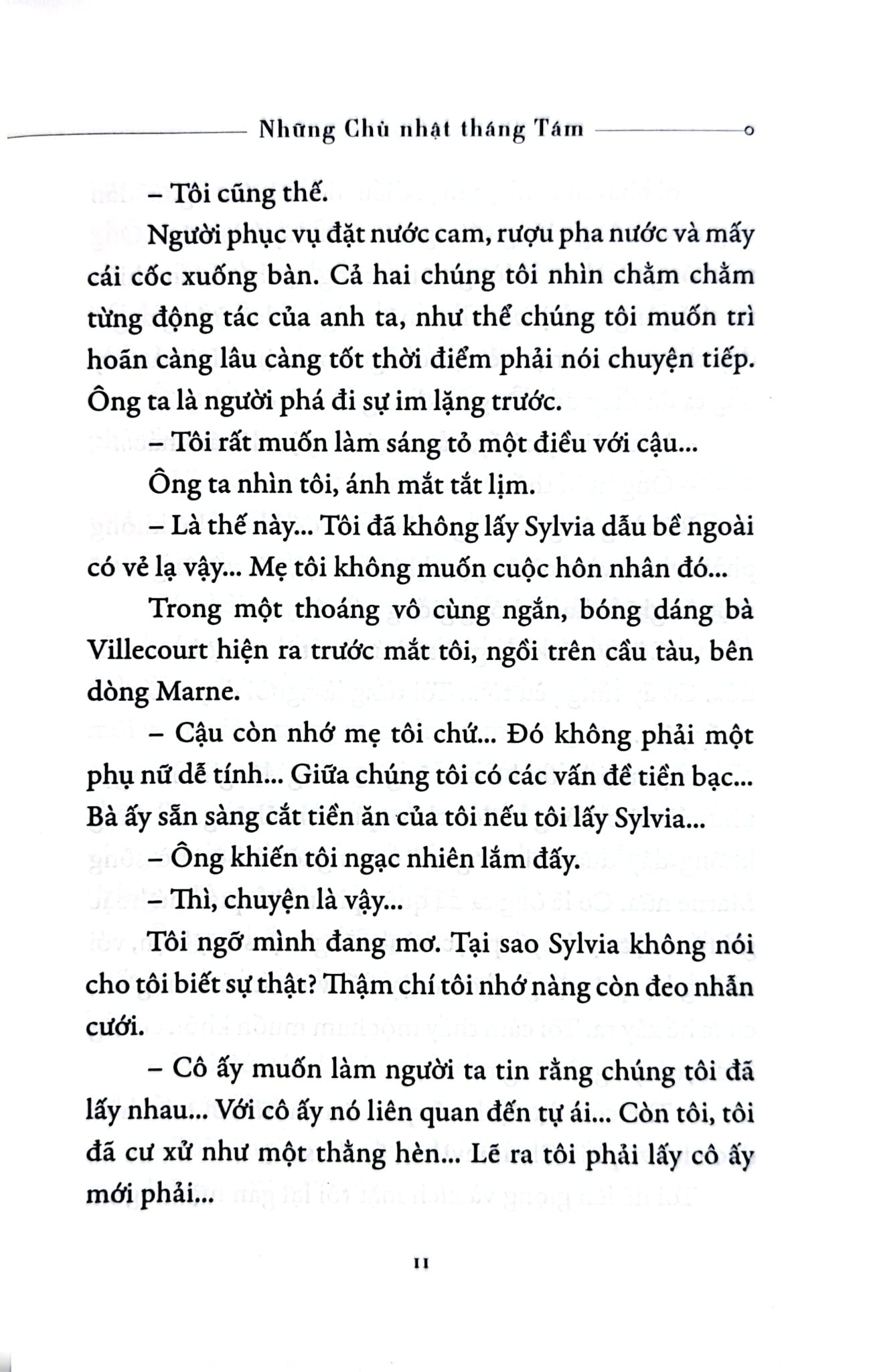 Những Chủ Nhật Tháng Tám - Patrick Modiano