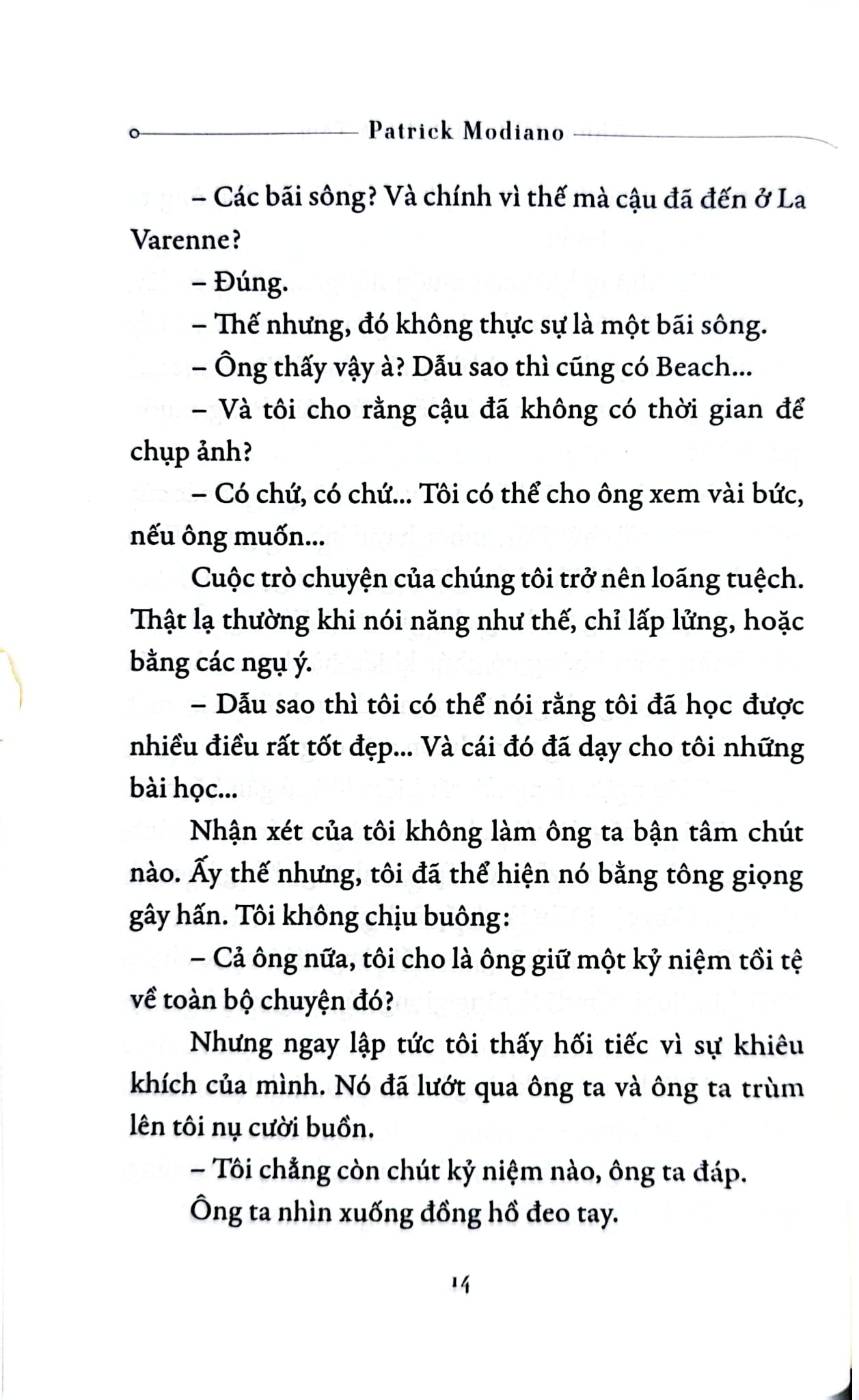 Những Chủ Nhật Tháng Tám - Patrick Modiano