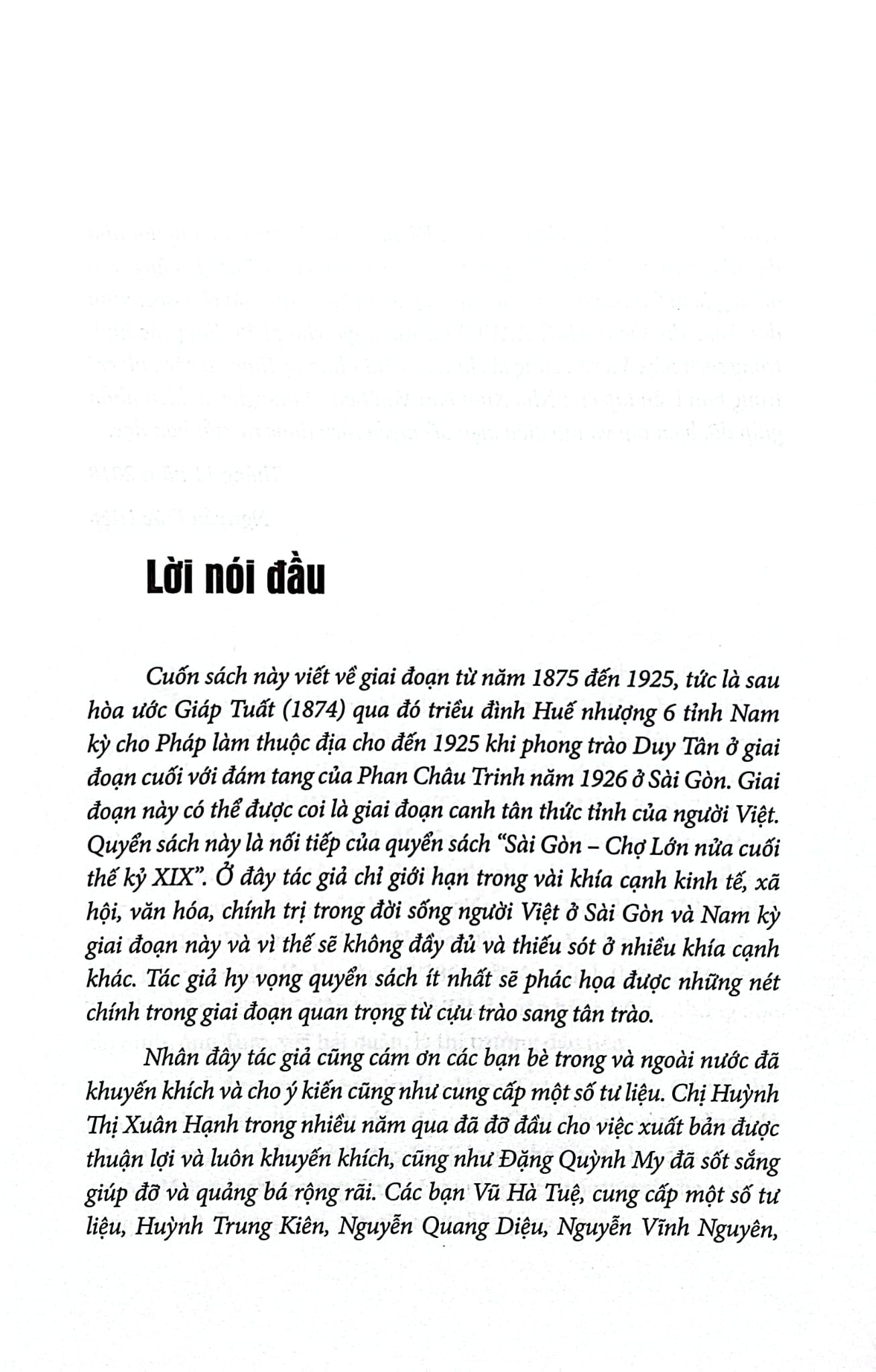 Sài Gòn Và Nam Kỳ Trong Thời Canh Tân 1875 - 1925 - Nguyễn Đức Hiệp