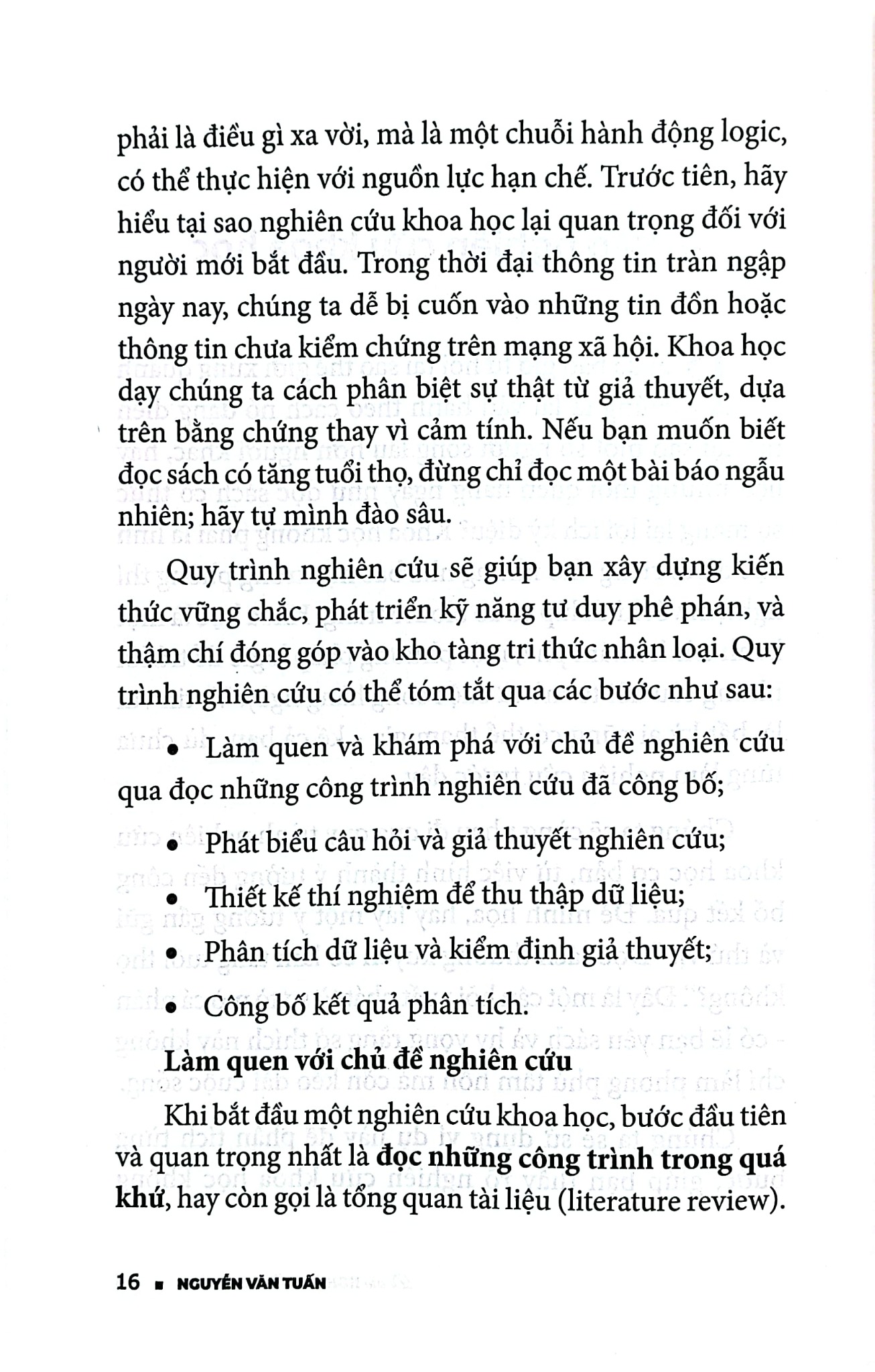 Đi Vào Nghiên Cứu Khoa Học - Nguyễn Văn Tuấn