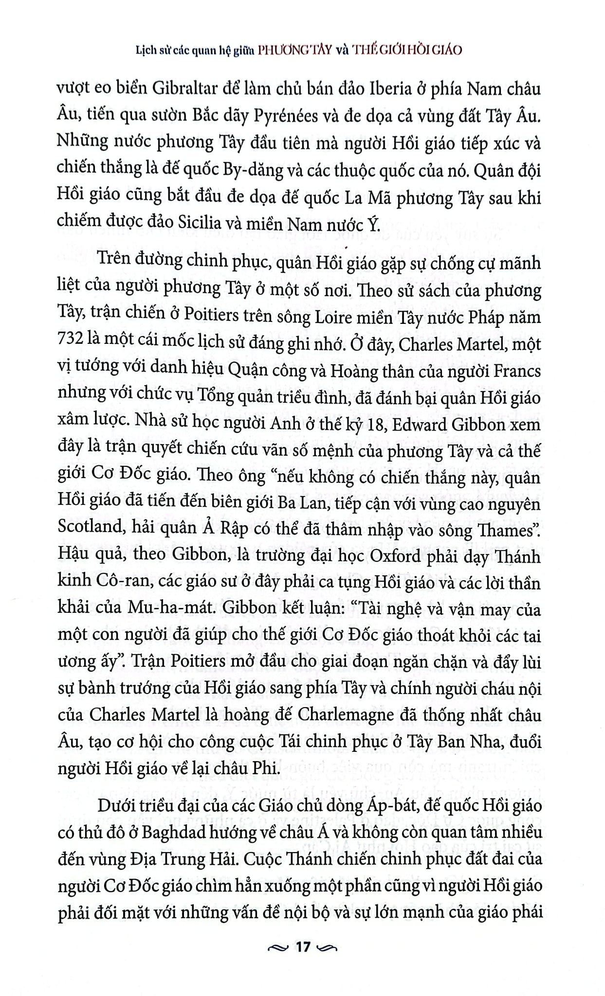 Lịch Sử Các Quan Hệ Giữa Phương Tây Và Thế Giới Hồi Giáo - Nguyễn Thọ Nhân