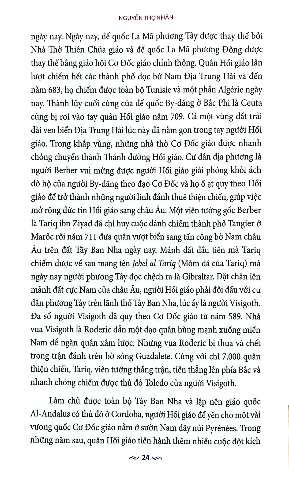 Lịch Sử Các Quan Hệ Giữa Phương Tây Và Thế Giới Hồi Giáo - Nguyễn Thọ Nhân