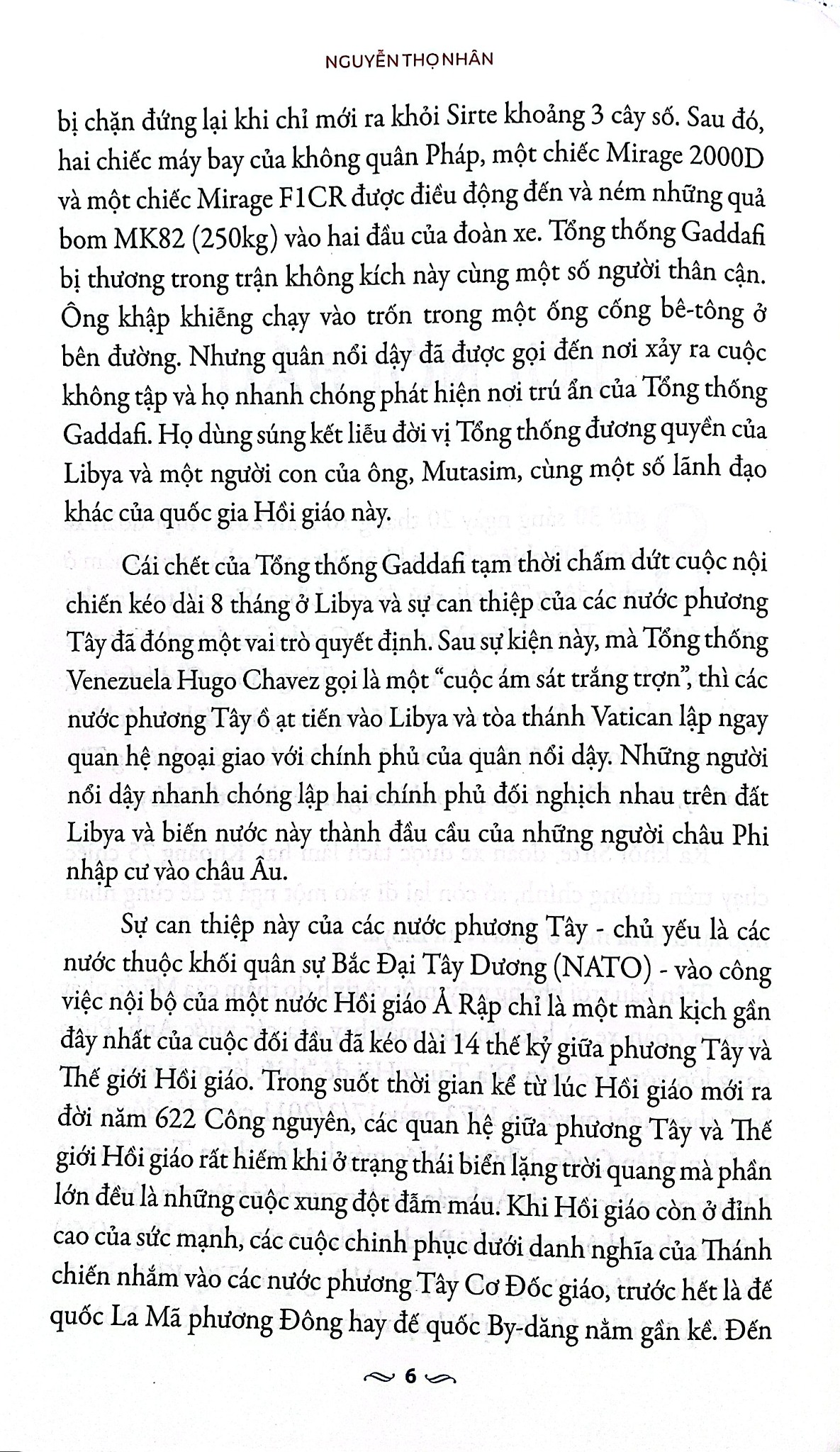 Lịch Sử Các Quan Hệ Giữa Phương Tây Và Thế Giới Hồi Giáo - Nguyễn Thọ Nhân