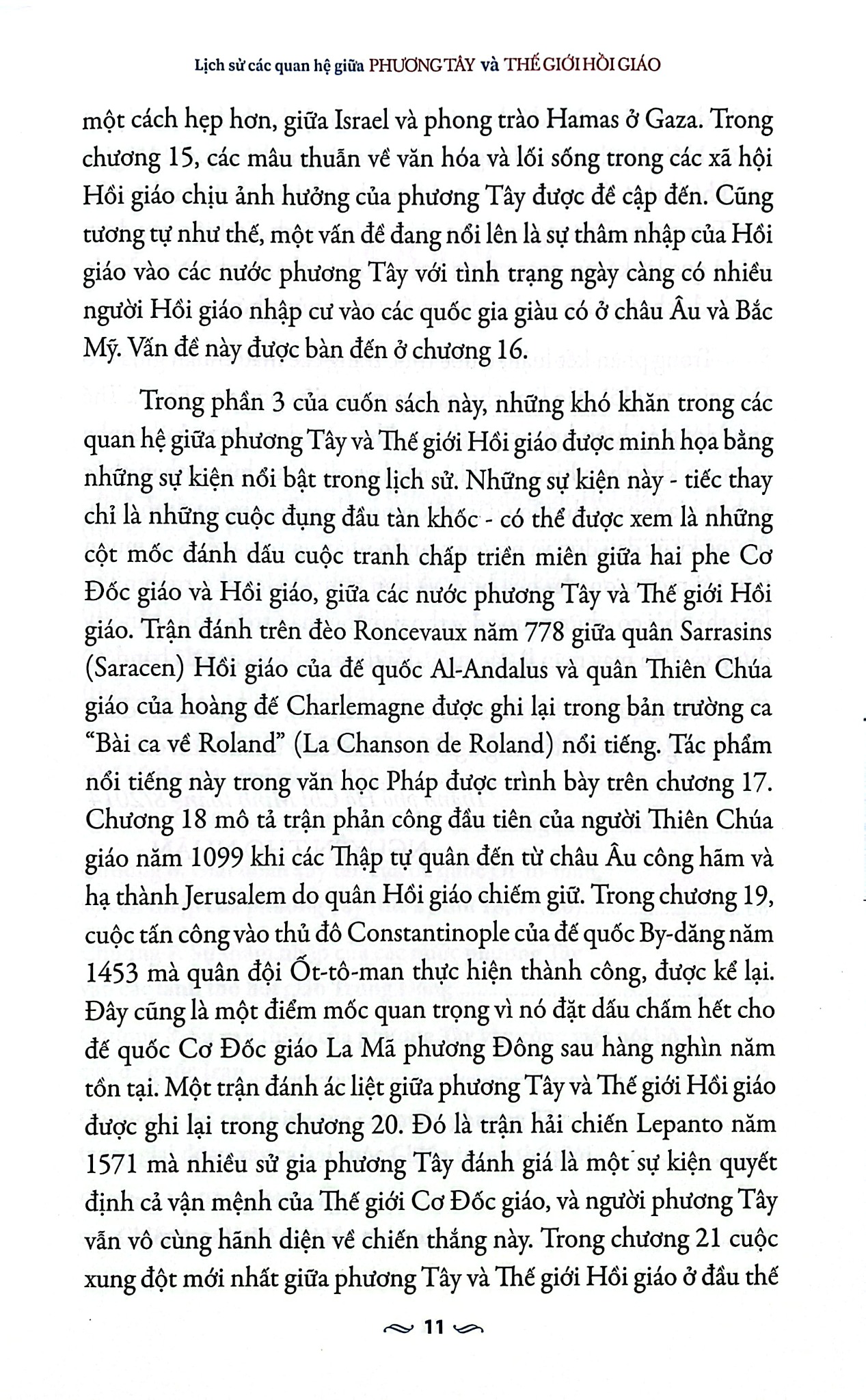 Lịch Sử Các Quan Hệ Giữa Phương Tây Và Thế Giới Hồi Giáo - Nguyễn Thọ Nhân