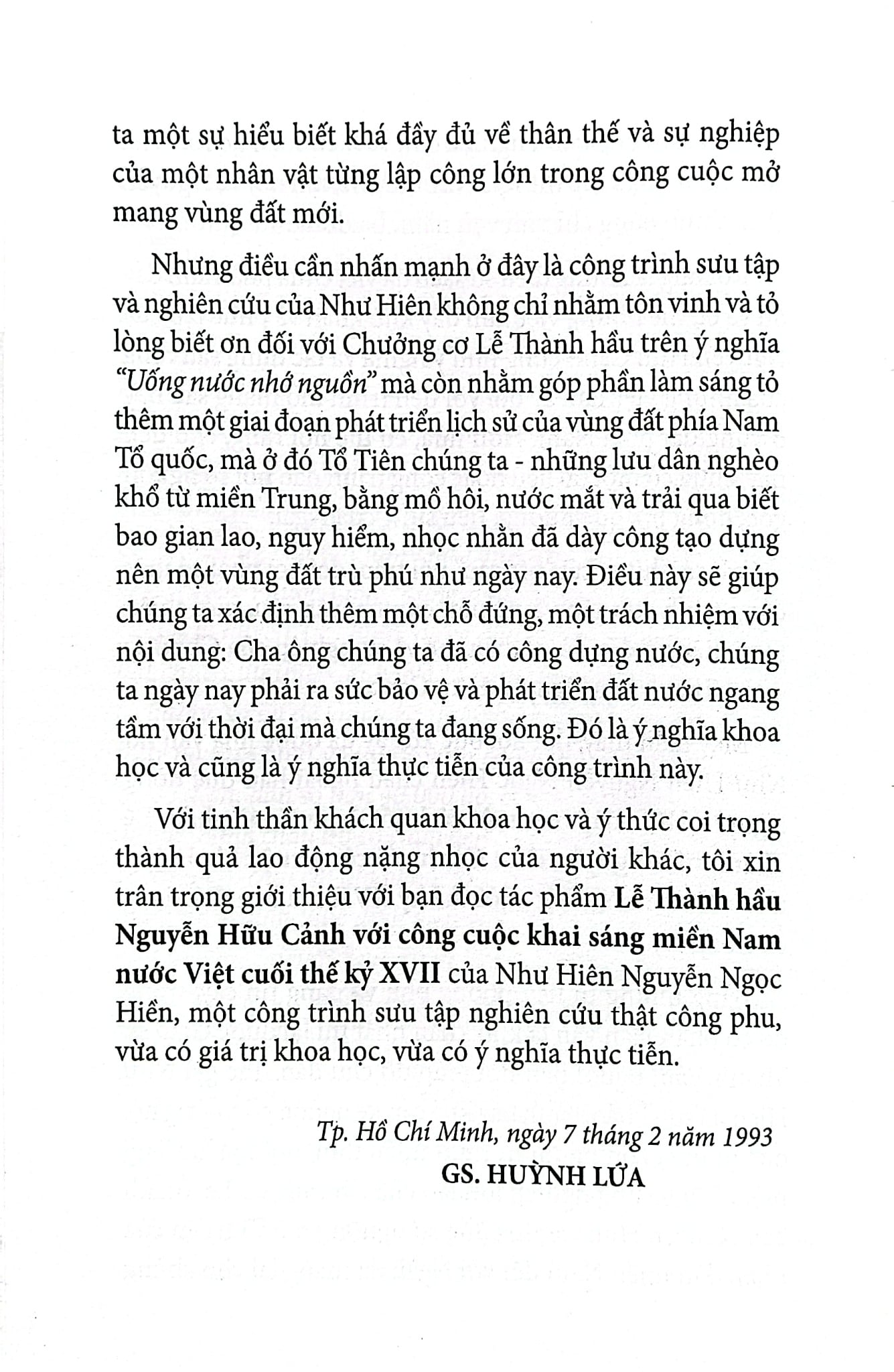 Lễ Thành Hầu Nguyễn Hữu Cảnh (1650-1700) - Như Hiên Nguyễn Ngọc Hiền