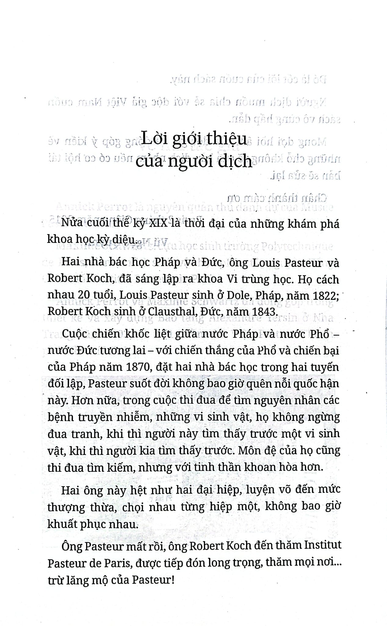 Pasteur Và Koch - Cuộc Đọ Sức Của Những Người Khổng Lồ Trong Thế Giới Vi Sinh Vật - Annick Perrot - Maxime Schwartz