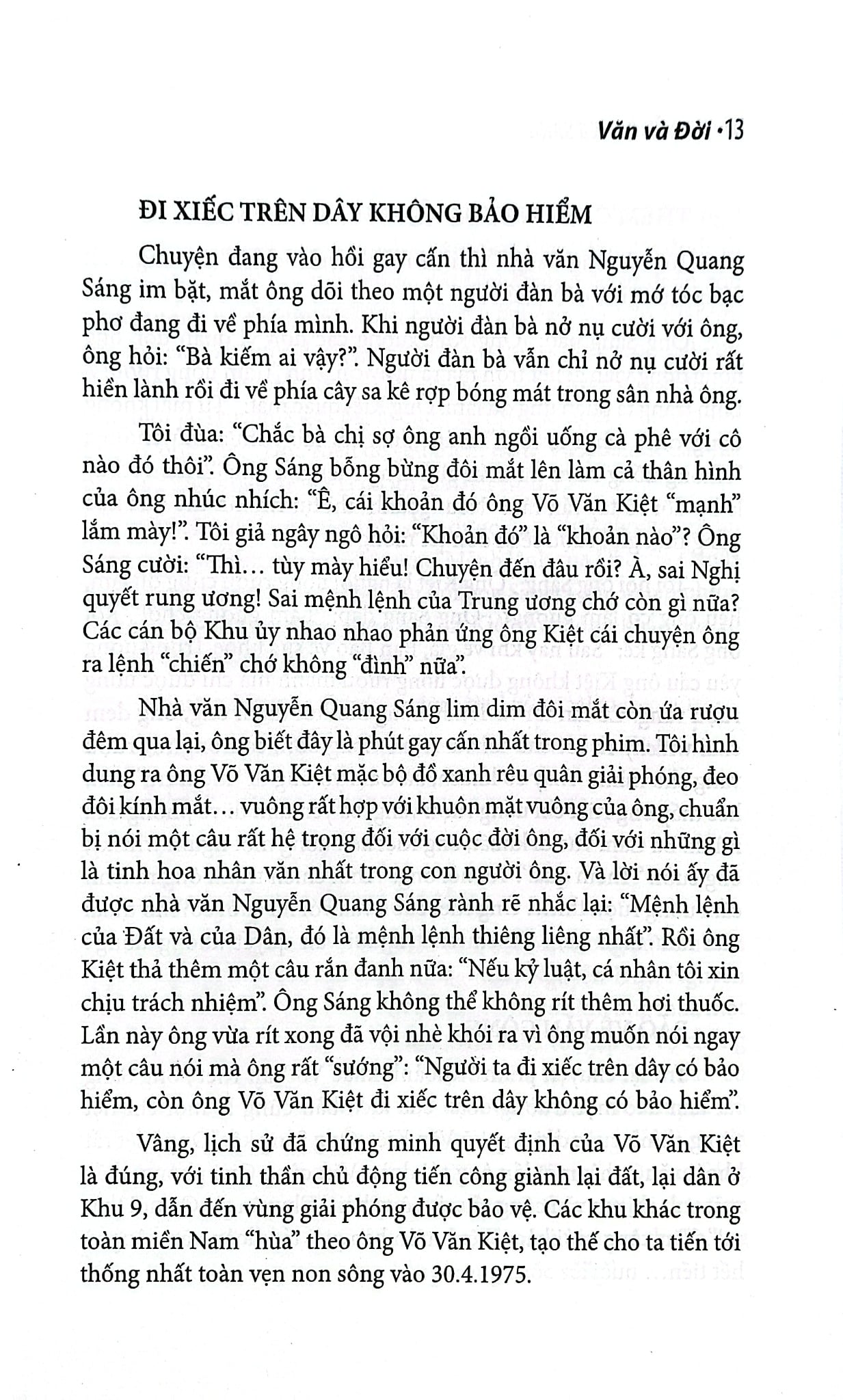 Văn Và Đời - Nguyễn Quang Sáng