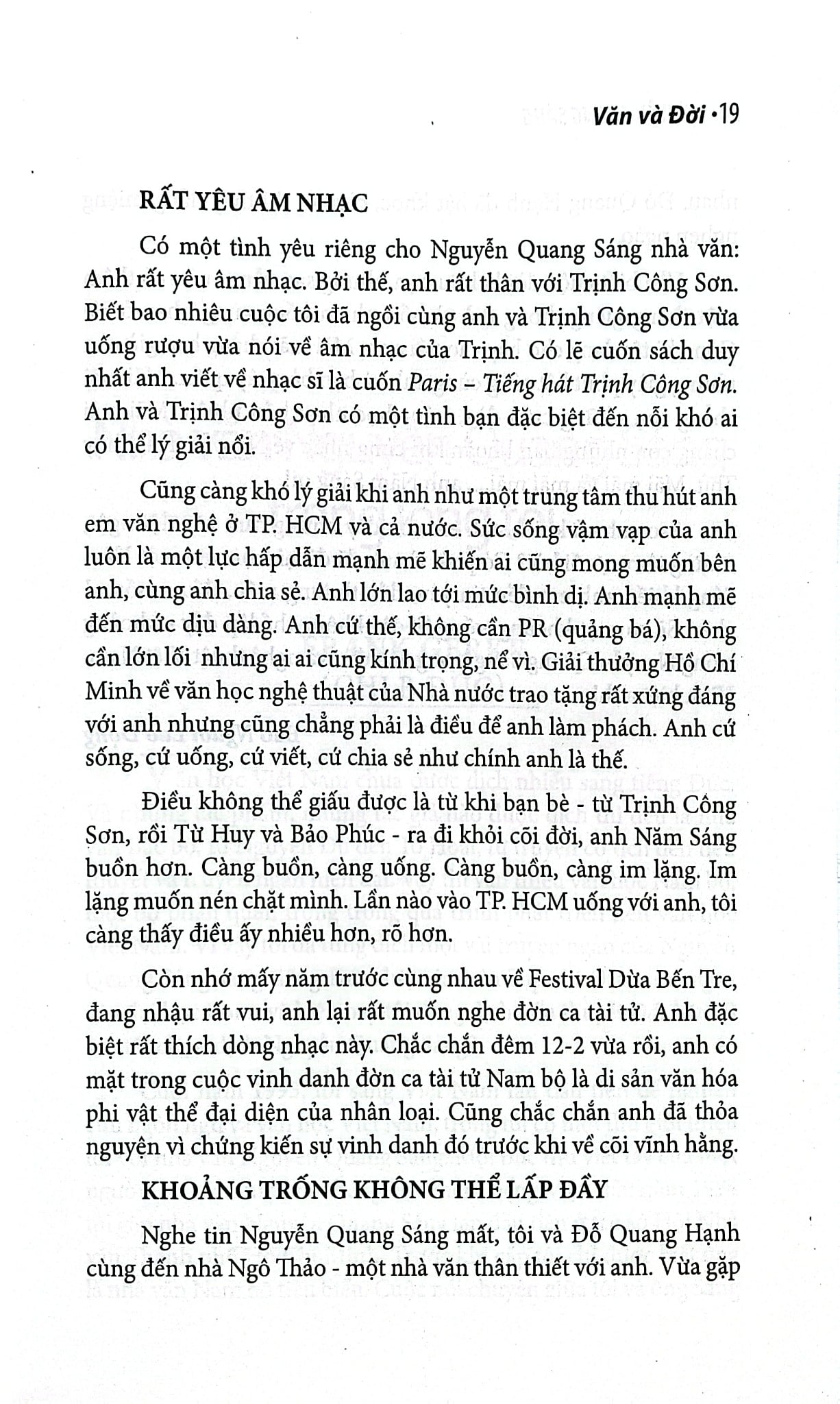 Văn Và Đời - Nguyễn Quang Sáng