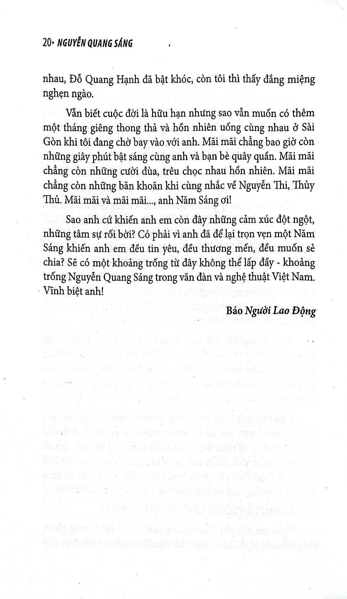 Văn Và Đời - Nguyễn Quang Sáng