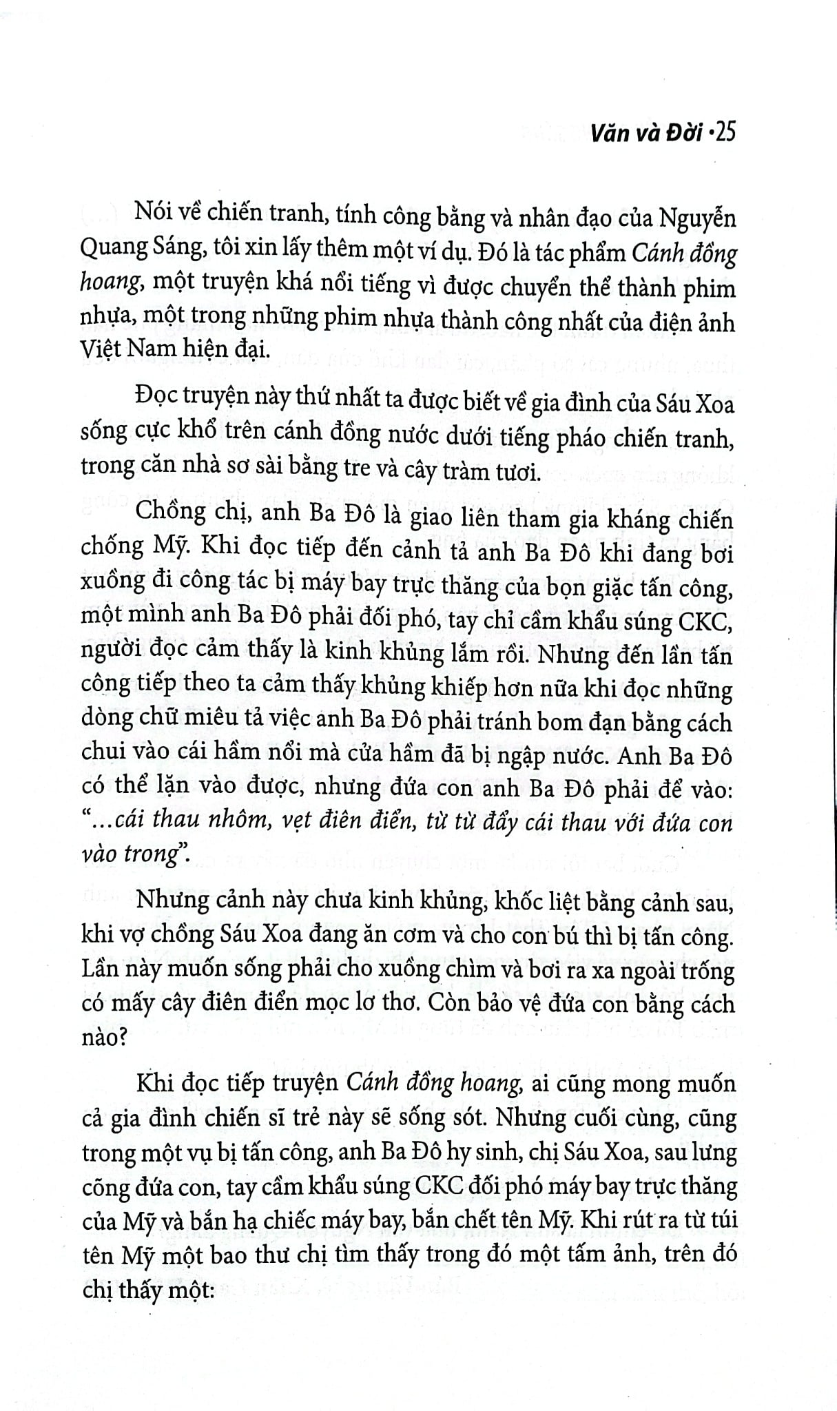 Văn Và Đời - Nguyễn Quang Sáng