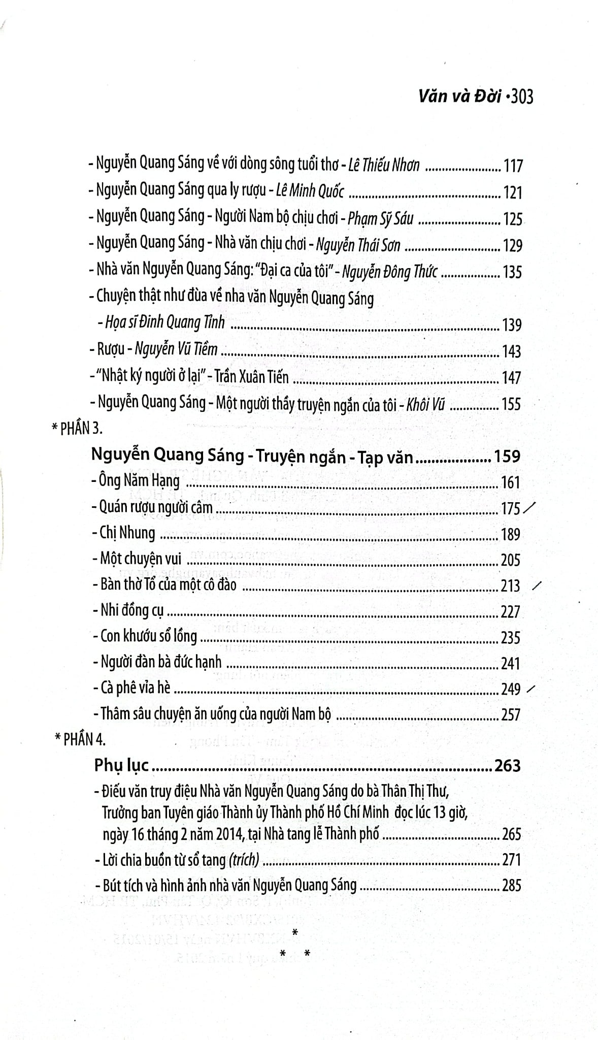 Văn Và Đời - Nguyễn Quang Sáng